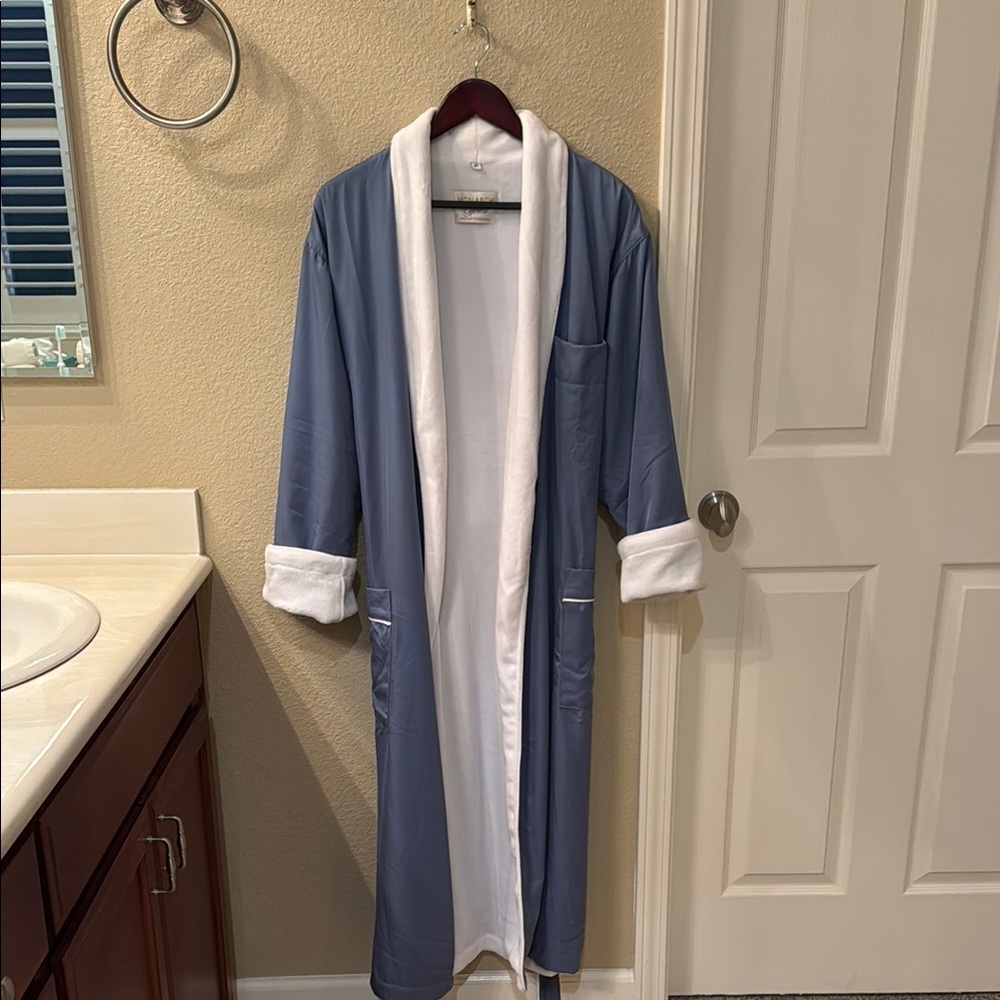 Blue and White Robe